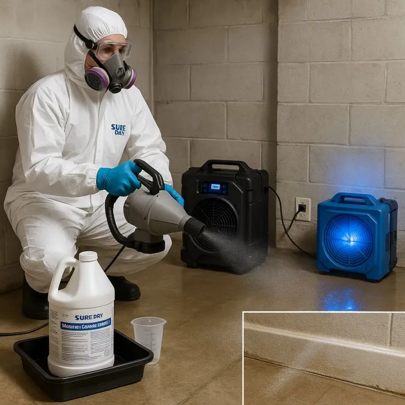 Sanitization and Odor Removal process in Oakboro, NC