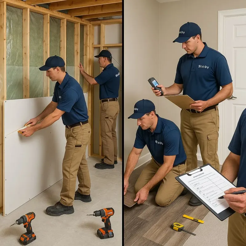 Repairs and Reconstruction process in Oakboro, NC