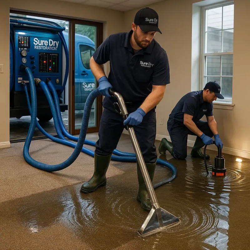 Water Extraction and Removal process in Oakboro, NC